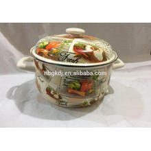 2015 flower printing enamel pot good quality cook ware
2015 flower printing enamel pot good quality cook ware